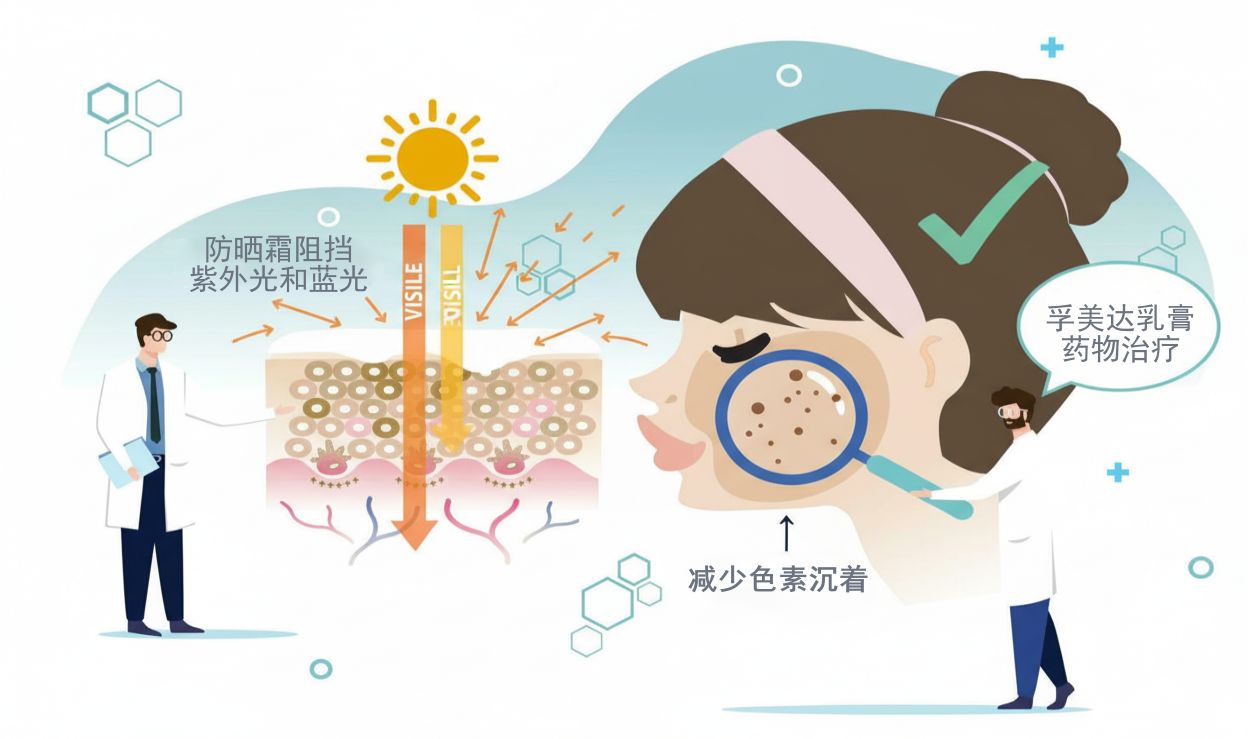 黄褐斑治疗期间用哪种防晒霜更好？